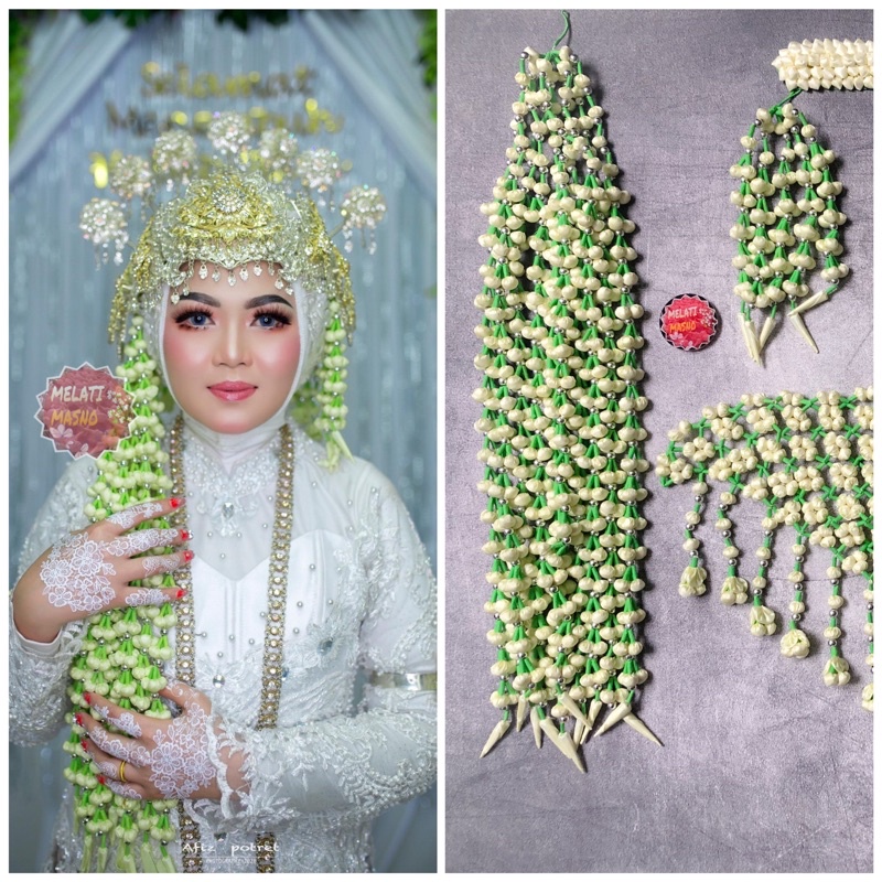melati imitasi sunda jagung mutiara melati pengantin sunda