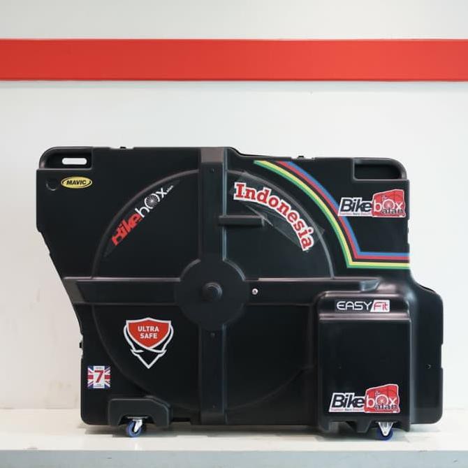 Bike Box Alan Aero Easy Fit Roadbike & Mtb Hardcase Black - Hitam