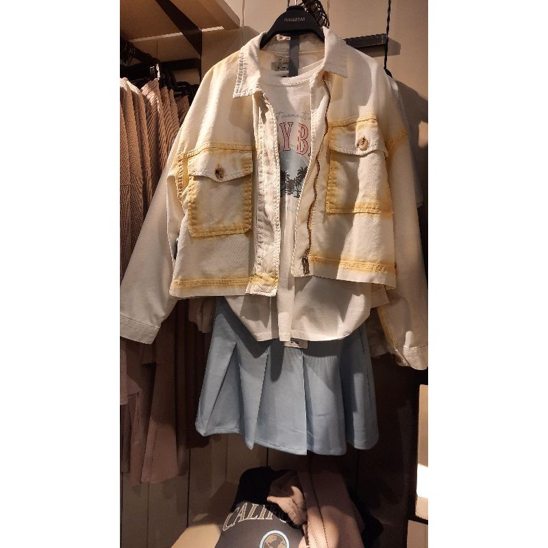 JASTIP PULL & BEAR JAKET WANITA DENIM