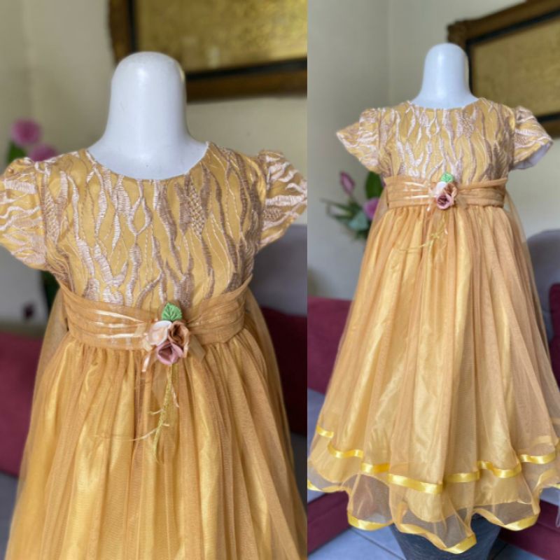 baju pesta anak, gaun anak, dress ultah anak perempuan