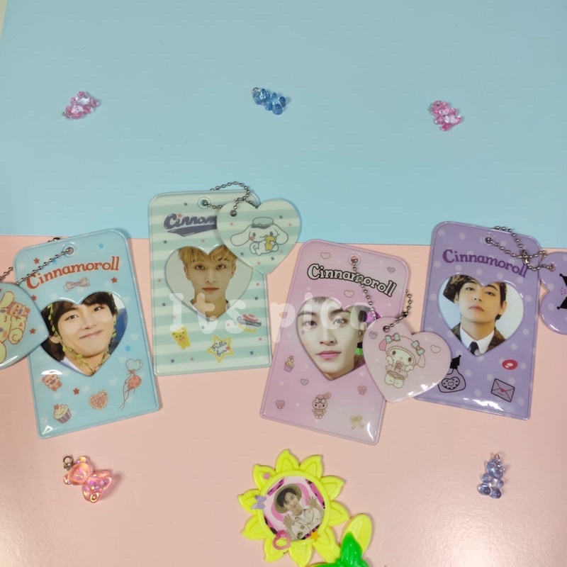 (itspico) card holder for photocard motif sanrio cinnamoroll