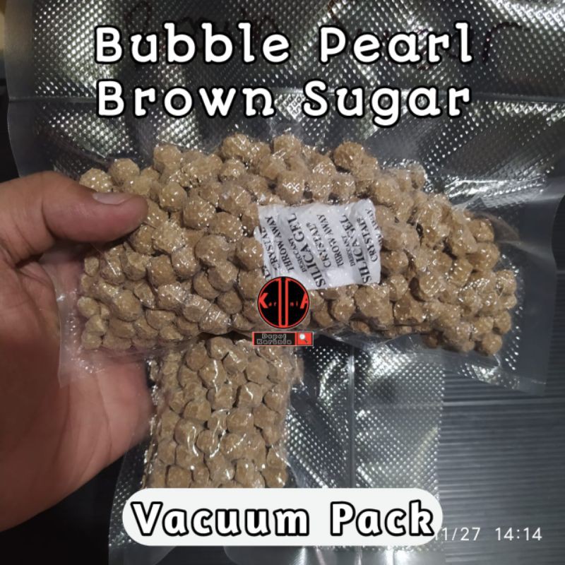 Bubble Brown Sugar Tapioca Pearl / Bubble Boba Tapioka Rasa Brown Sugar