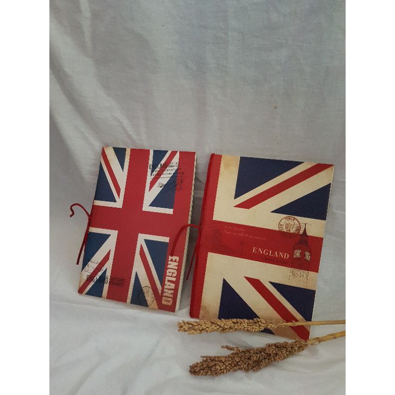 

Notebook England Vintage - Buku Diary - Buku Catatan - Oldschool
