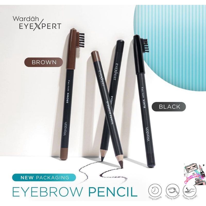 ☃Cutezz_Ching1☃Wardah Eyebrow Pencil 1.14g - Pensil Alis