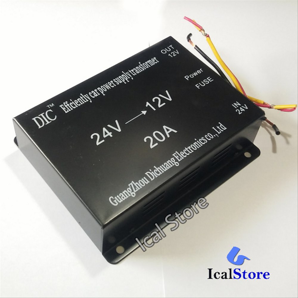 Order Langsung Step Down DC 24V ke 12V 20A - Inverter Converter 24 