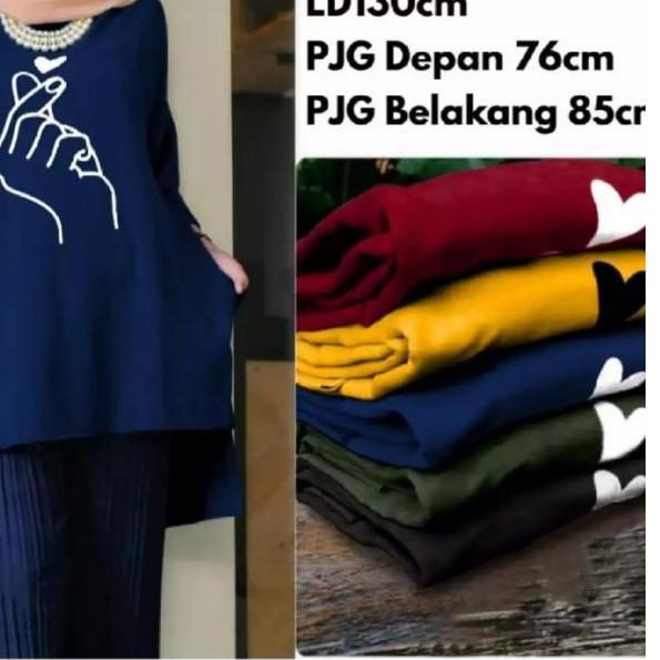 ➥ TUNIK WANITA / TUNIK WANITA JUMBO /TUNIK WANITA TERBARU 2020 KEKINIAN MOTIF SARANGHAE JUMBO ֍