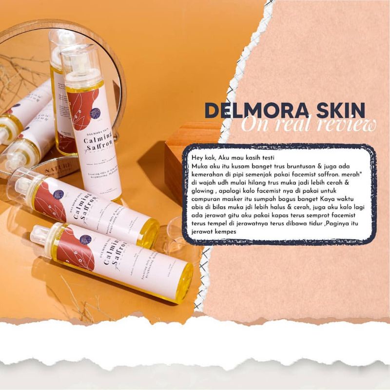 DELMORA SKIN CALMING SAFFRON FACEMIST