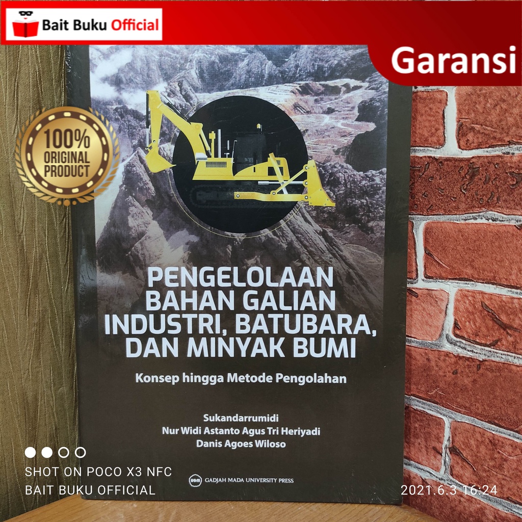 Jual Buku Pengelolaan Bahan Galian Industri Batubara Dan Minyak Bumi ...