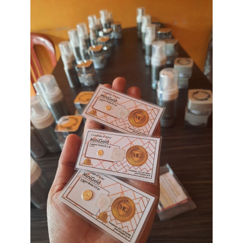 PAKET RESELLER FREE MINI GOLD 0.1 GRAM