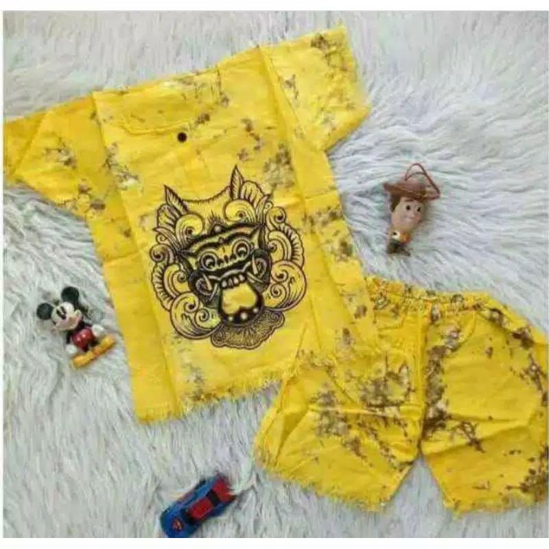 Baju Barong Setelan Anak Rayon Premium Baju Anak Setelan Barong Anak