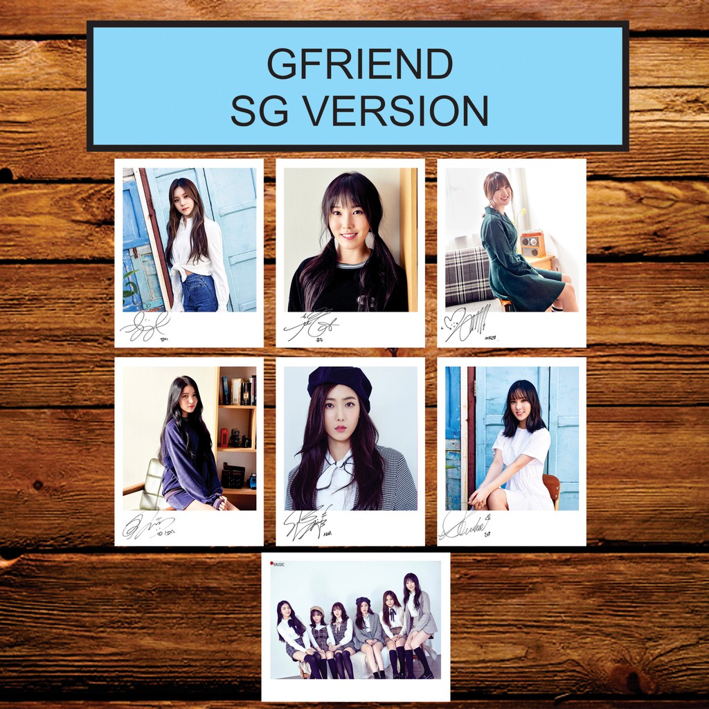 GFRIEND SIGNED KPOP POLAROID