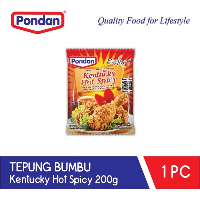 

TERBARU Pondan Unifood Tepung Kentucky Hot 80g