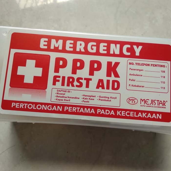 KOTAK OBAT PPPK / P3K MOBIL