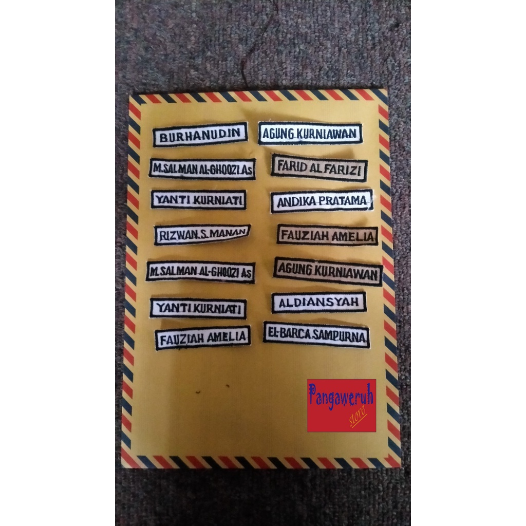 

Papan Nama Bordir sekolah
