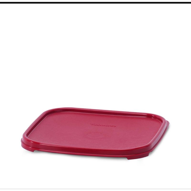TUPPERWARE SEAL MODULAR MATE SQUARE lama TUTUP KOTAK merah 1PC