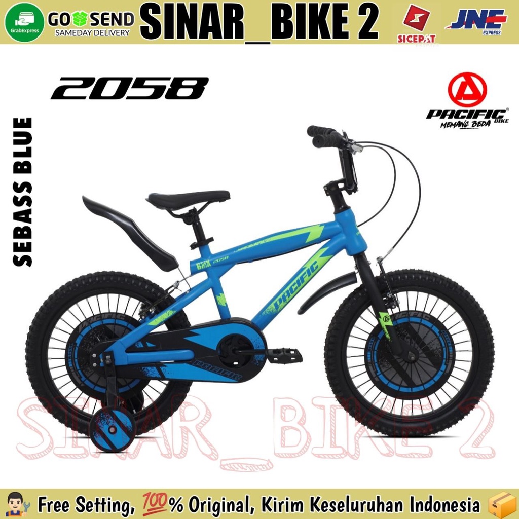 Sepeda Anak Laki-Laki Bmx 12 Inch , 16 Inch dan 18 Inch PACIFIC 2058 Ban 2.40