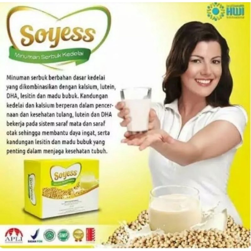 

SUSU KEDELAI | SOYESS HWI Minuman sari Kedelai