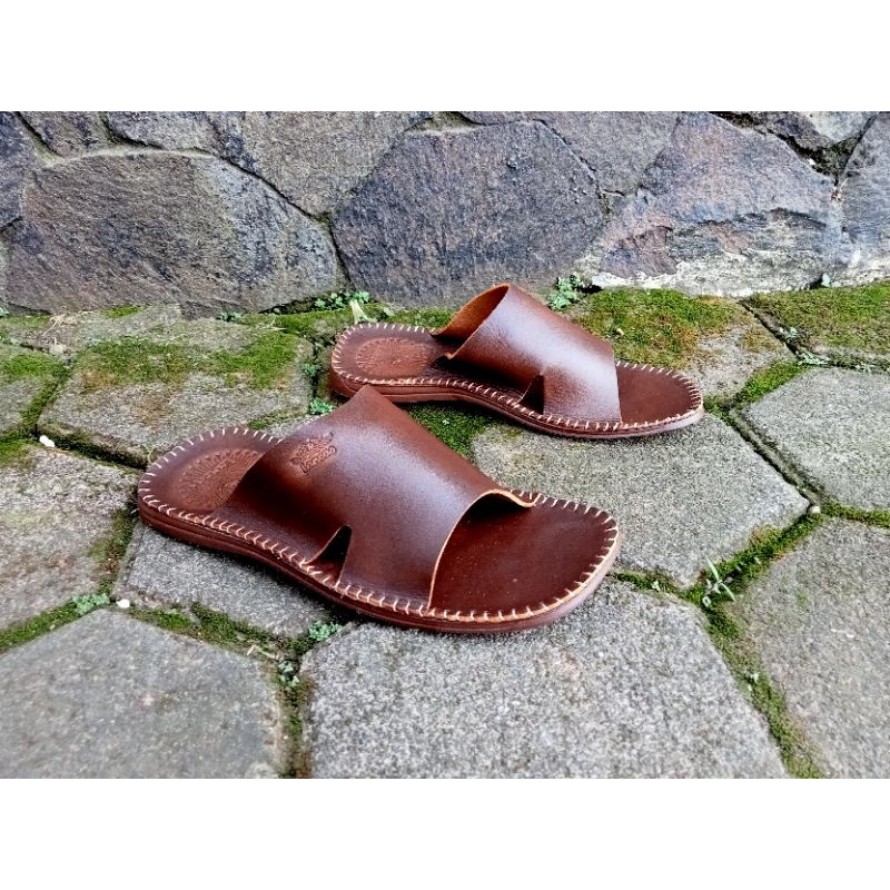 sandal pria sandal kulit sandal kulit sapi