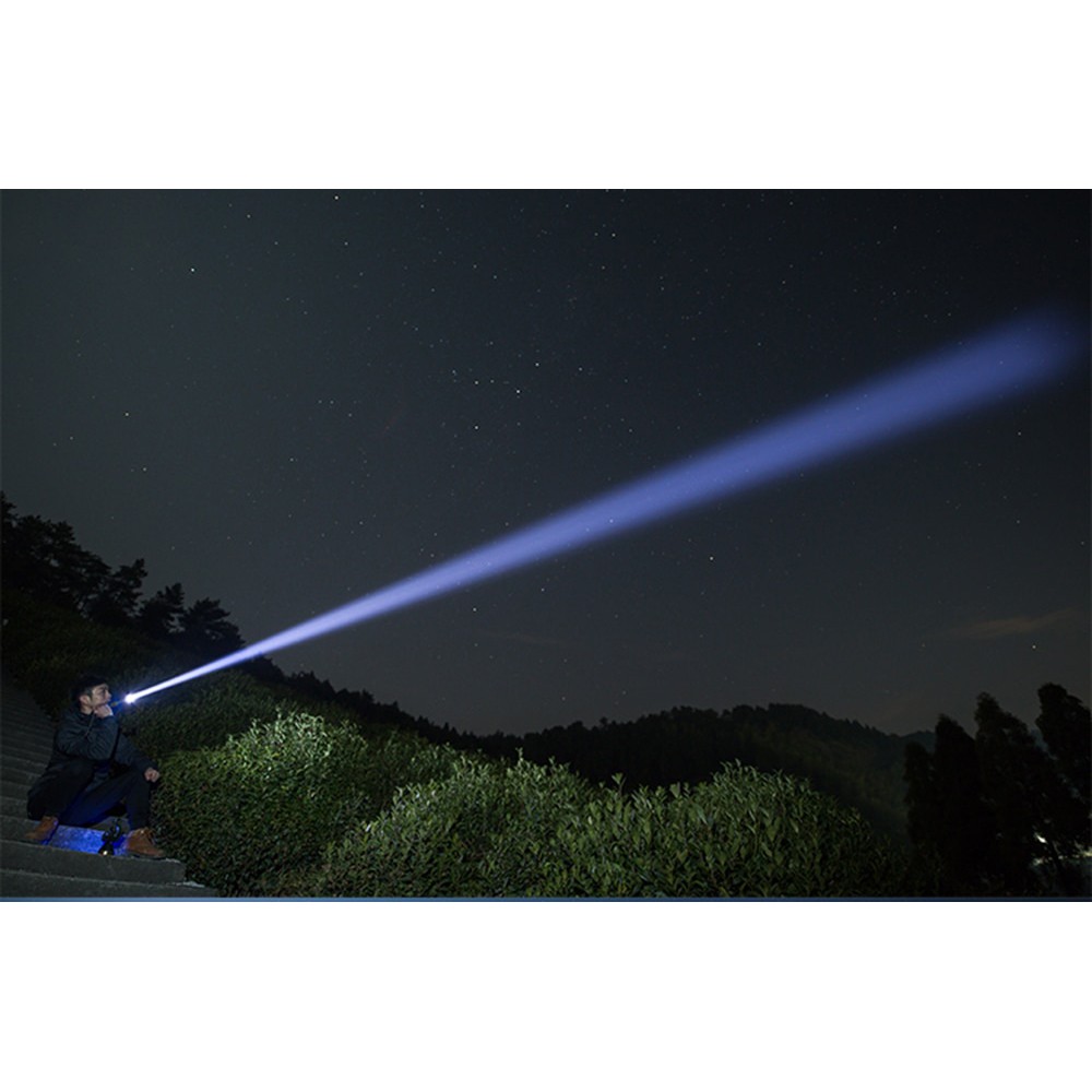 TaffLED Senter LED Long Range Zoom XHP70.2 90000 Lumens - HS313