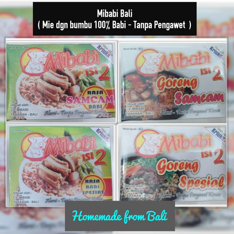 

Mibabi & Bumbu Babi Khas Bali