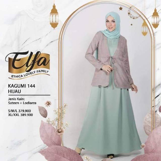 Gamis ETHICA KAGUMI 144 II HITAM - Original