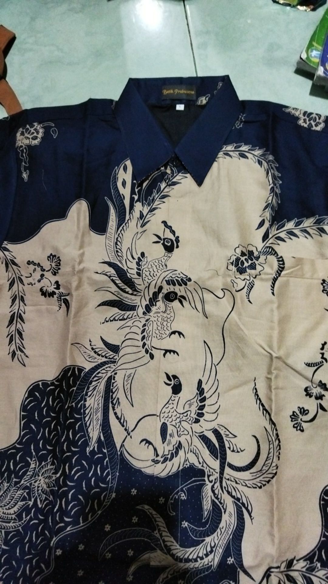 Kemeja Batik Pria Cendrawasih Full Furing