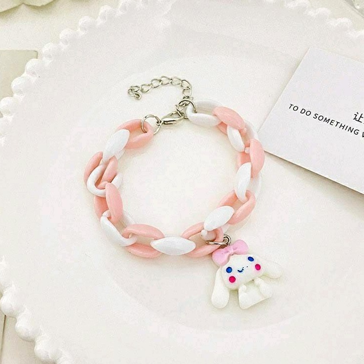 Gelang  My Melody Strap Anak Premium Korea Pink Kado Cewek Peremuan