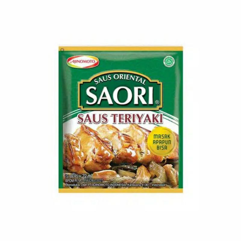 

Saori Saus Teriyaki Sachet 22 Ml