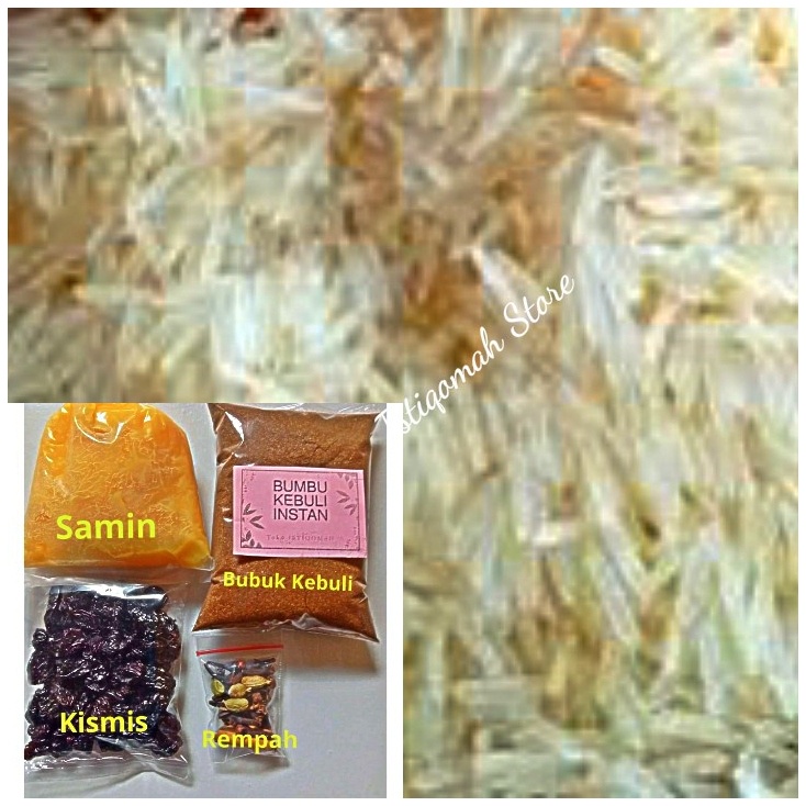 Paket Beras Basmati 2 kg dengan Bumbu Nasi Kebuli Komplit