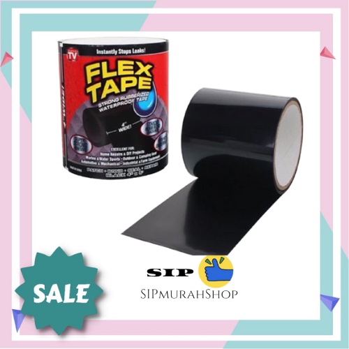 (BIG SALE) LAKBAN AJAIB SUPER KUAT ERAT FLEX TAPE ATASI BOCOR ISOLASI SERBAGUNA PERBAIKAN RUMAH LAKBAN ANTI BOCOR LAKBAN SUPER KUAT ERAT FLEX TAPE 4&quot; X 1.5 M ATASI BOCOR PERBAIKAN RUMAH / ISOLASI FLEX TAPE 4&quot; X 1,5 M ANTI BOCOR WATERPROOF AJAIB SUPER KUAT