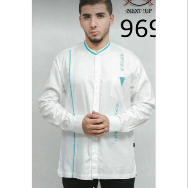 Koko Panjang Pria Next Up Putih Murah