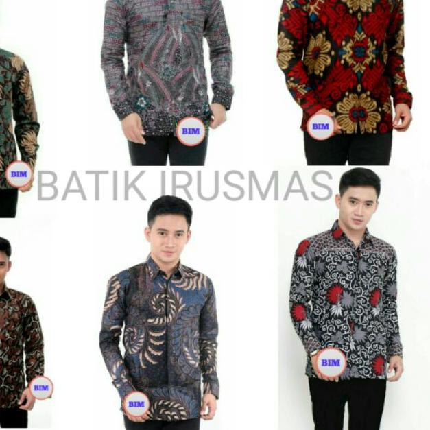 ✸ Baju batik kemeja batik kemeja batik pria lengan panjang kemeja batik pria modern 2021 original ✦