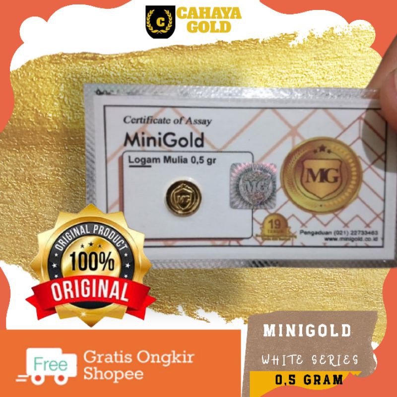 Promo MiniGold 0,5 Gram Sertifikat + Faktur Resmi