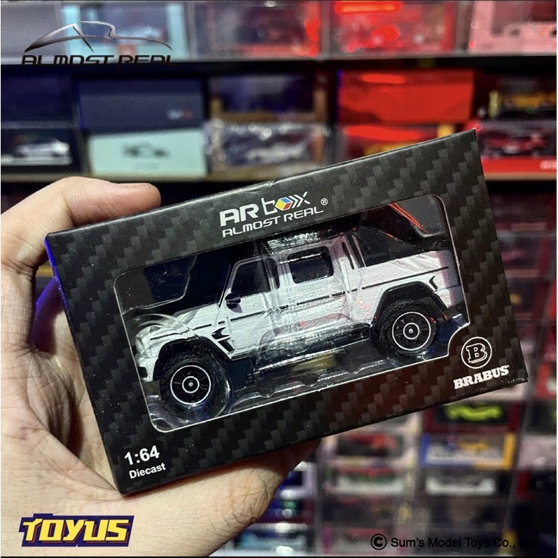 Almost Real - 1/64 MERCEDES BENZ G CLASS BRABUS 550 PICKUP WHITE