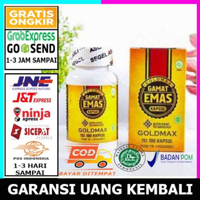 Gamat Emas Kapsul - GOLDMAX Asli 100%