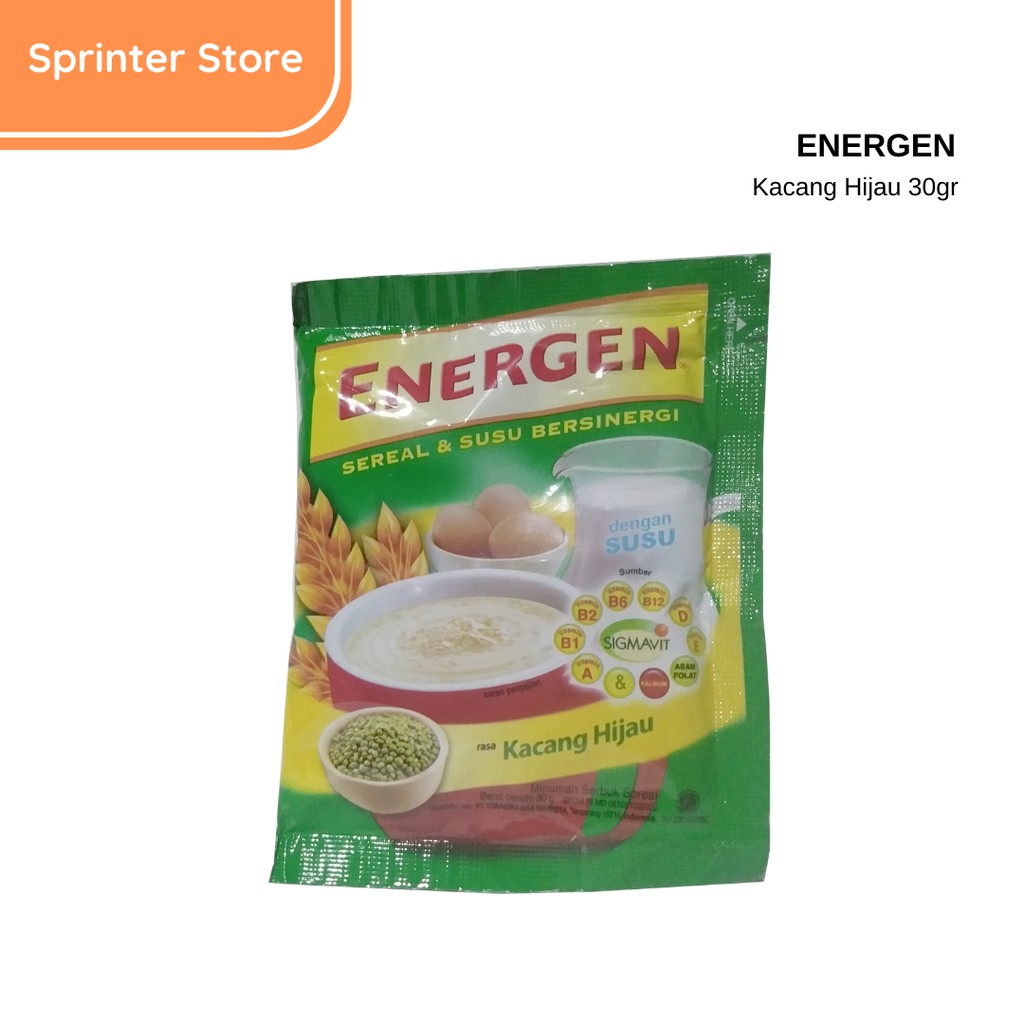 

Energen Kacang Hijau 1 Renceng - Kemasan baru