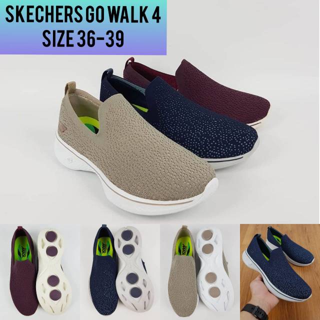 Skechers go walk 4 Gifted Woman / skechers wanita gifted