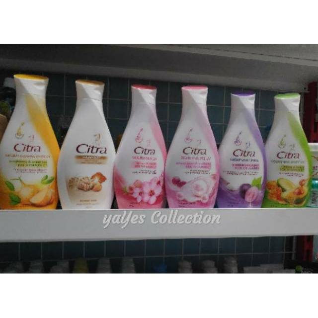Handbody citra hand body lotion 230 ml sakura uv mutiara whitening kulit bengkoang kunyit yoghurt