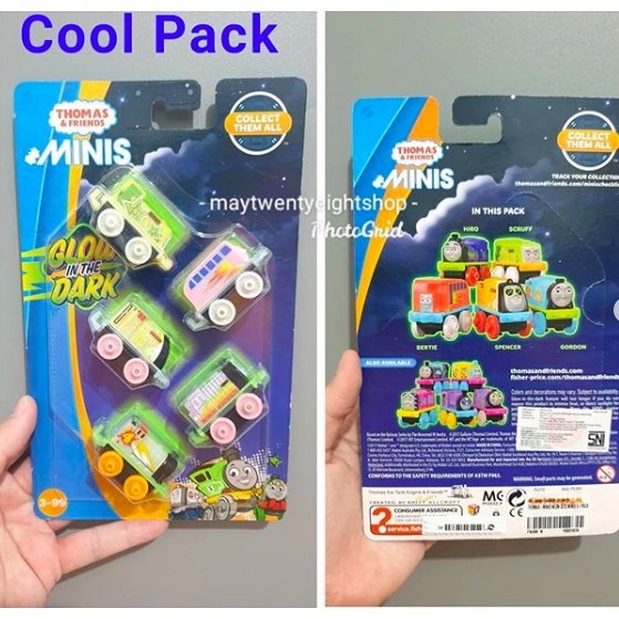 Thomas & Friends Minis Glow In The Dark Original / Cool Pack Thomas & Friends Minis / Diecast Train