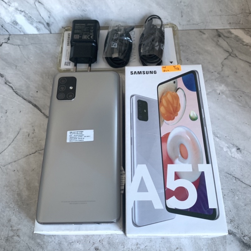 Samsung A51 ram 8GB 256GB Bekas - Mulus - Fullset Resmi - second