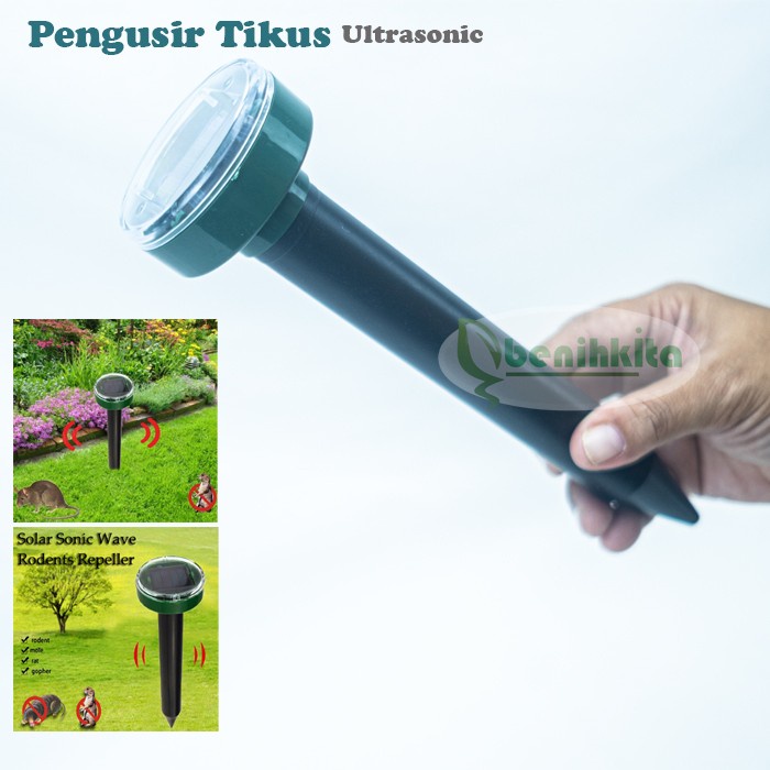 Pengusir Tikus Ultrasonic Untuk Taman dan Kebun