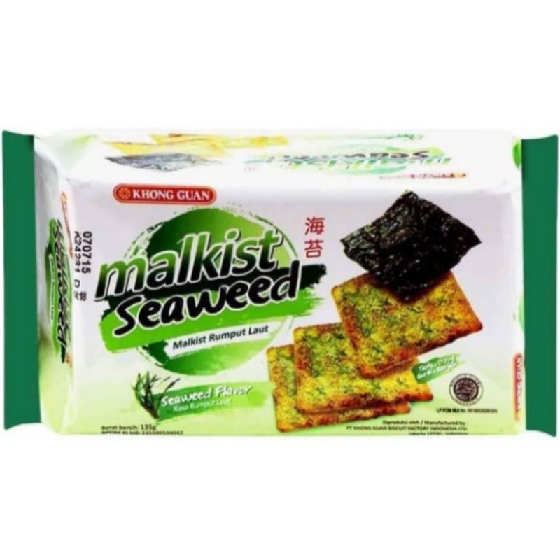 

Khong guan malkist seaweed 135gr