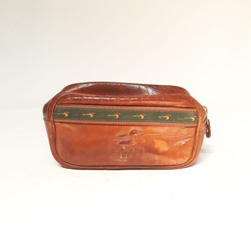 

Tempat pensil kulit asli // pouch make-up kulit asli