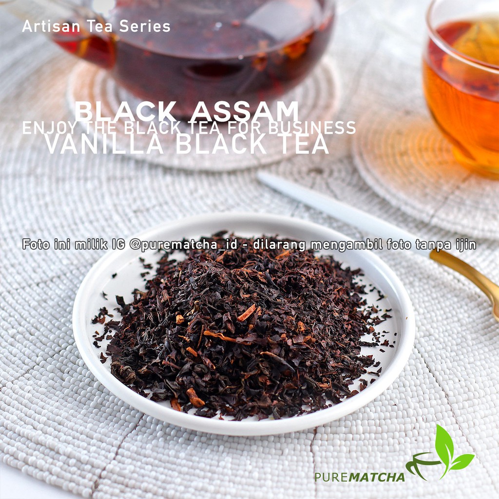 

Artisan Tea Cafe - ASSAM VANILLA Black Tea 500gr Teh Hitam Vanili