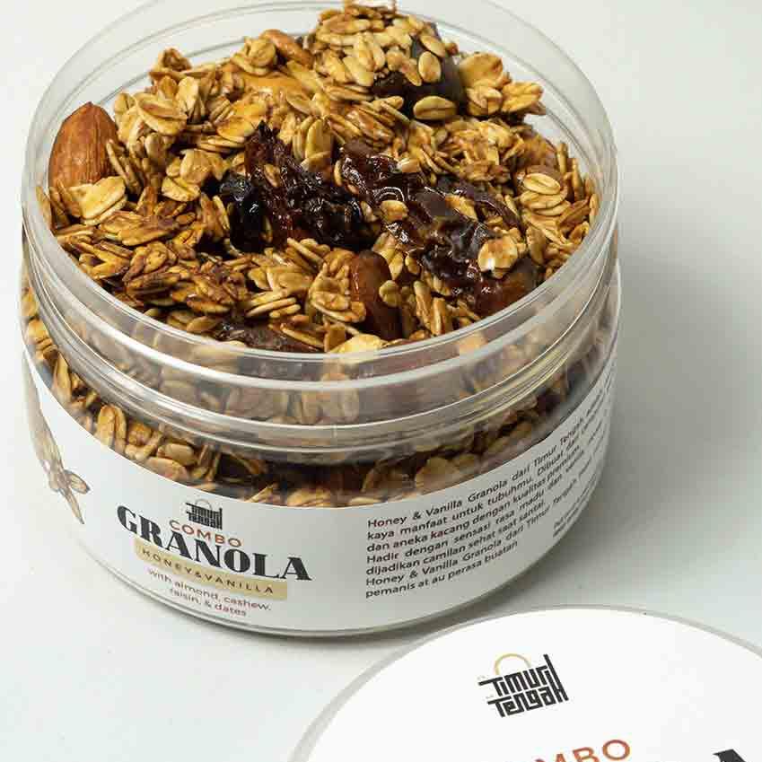 

Barang Baru Granola Vanilla 125 gr Timur Tengah Sereal Makanan Sehat T56*