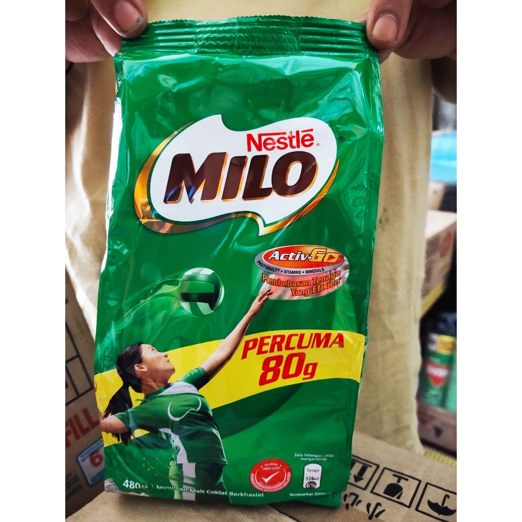 

Milo Active Go 400gr Bonus 80gr Import