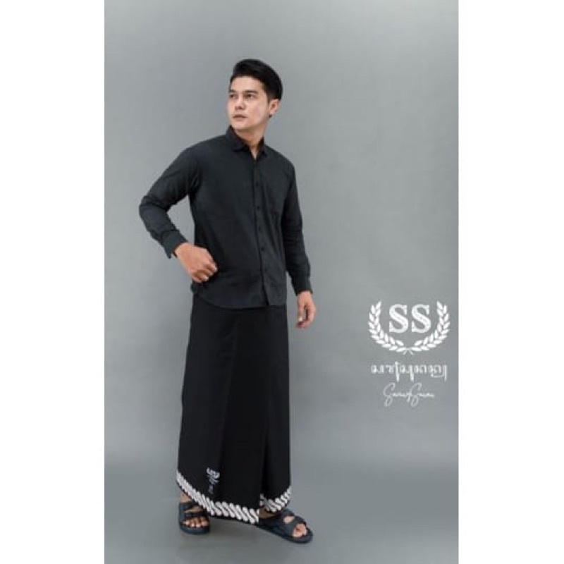Sarung Sunan Sarung Batik Premium Motif Black Seno Batik Pekalongan