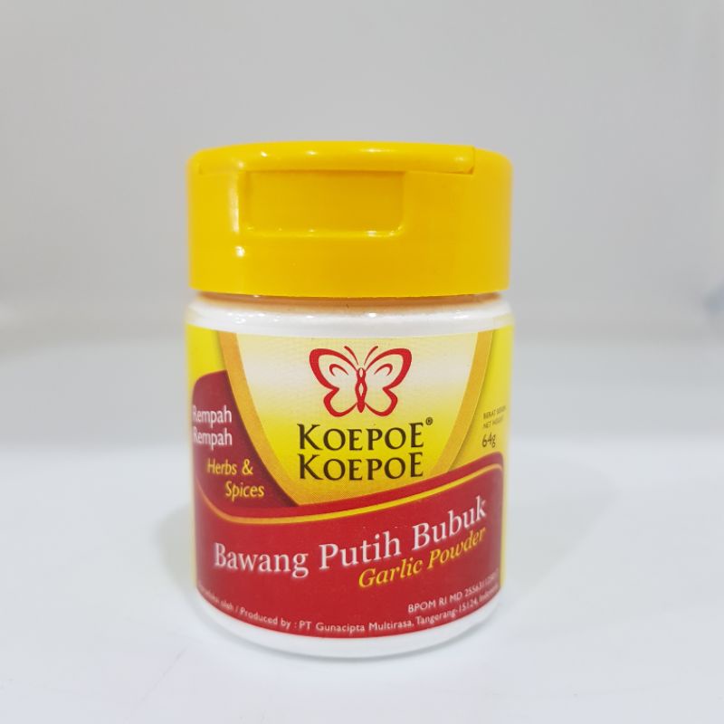 

Koepoe/Kupu2 Garlic Powder/Bawang Putih Bubuk 64gr