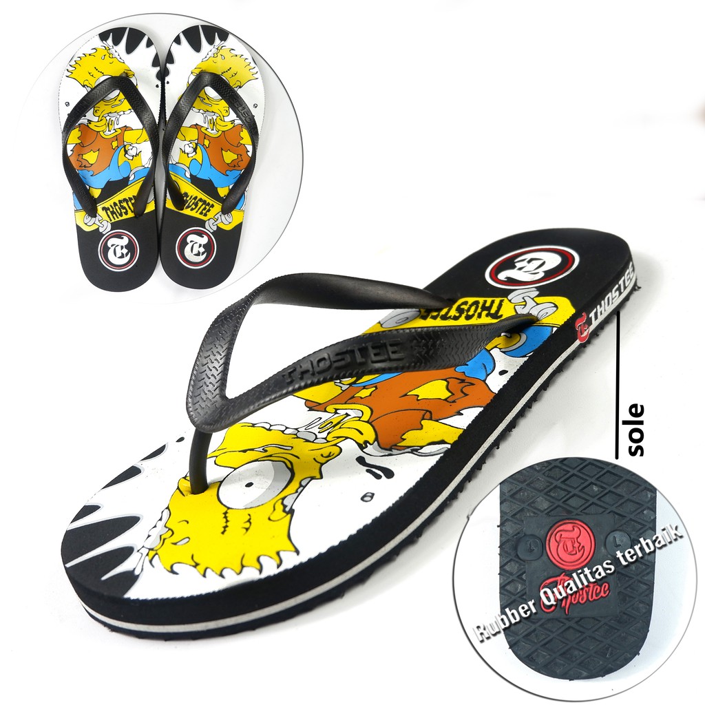 Sandal Jepit Pria Sandal Distro Thostee SSK 025 pusatmode1234