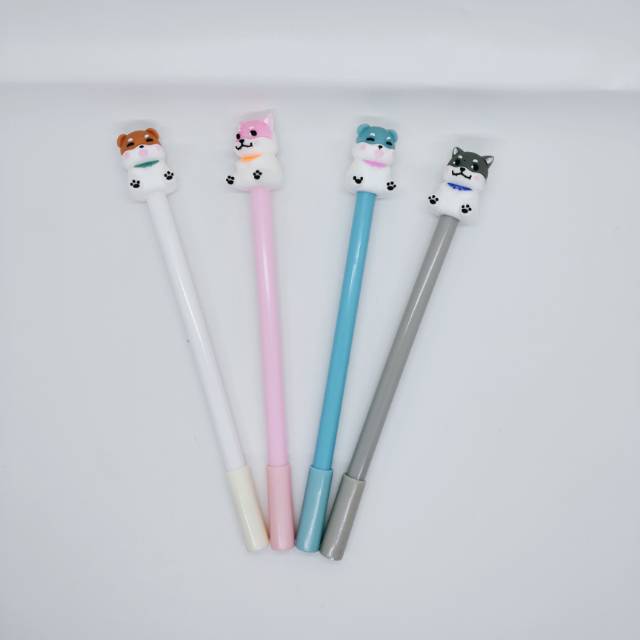 

Pulpen gel motif karakter cute doggy lucu pulpen animal pulpen unik ballpoint pen